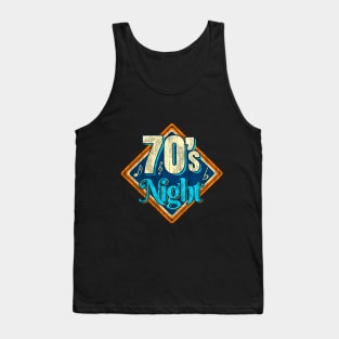 70's Music Night Tank Top